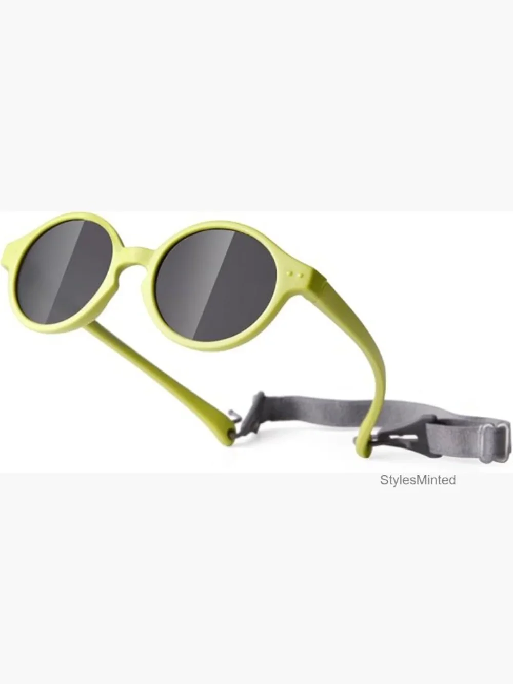 Baby Sunglasses UV400 Polarized TPEE Flexible Frame Adjustable Strap 0-24 Months